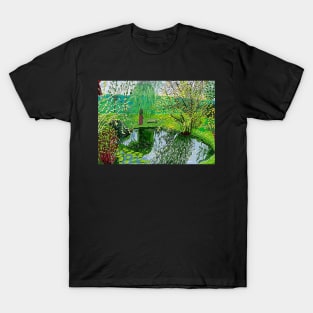 Pool in the Garden Hockney T-Shirt